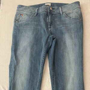 Hudson Nico Jeans Womens Size 31 Blue Light Wash Stretch Denim NEW